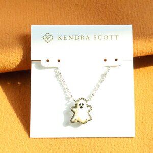 Kendra Scott | Ghost - Silver White Mother-of-Pearl Necklace